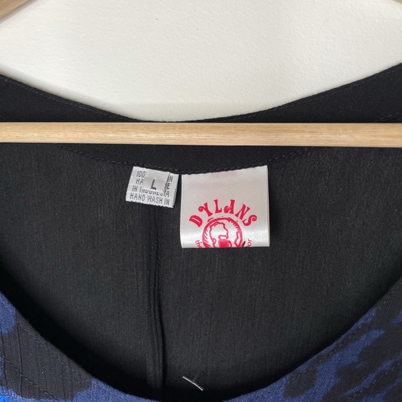 Dylan blue black maxi dress beach large - Picture 5 of 9